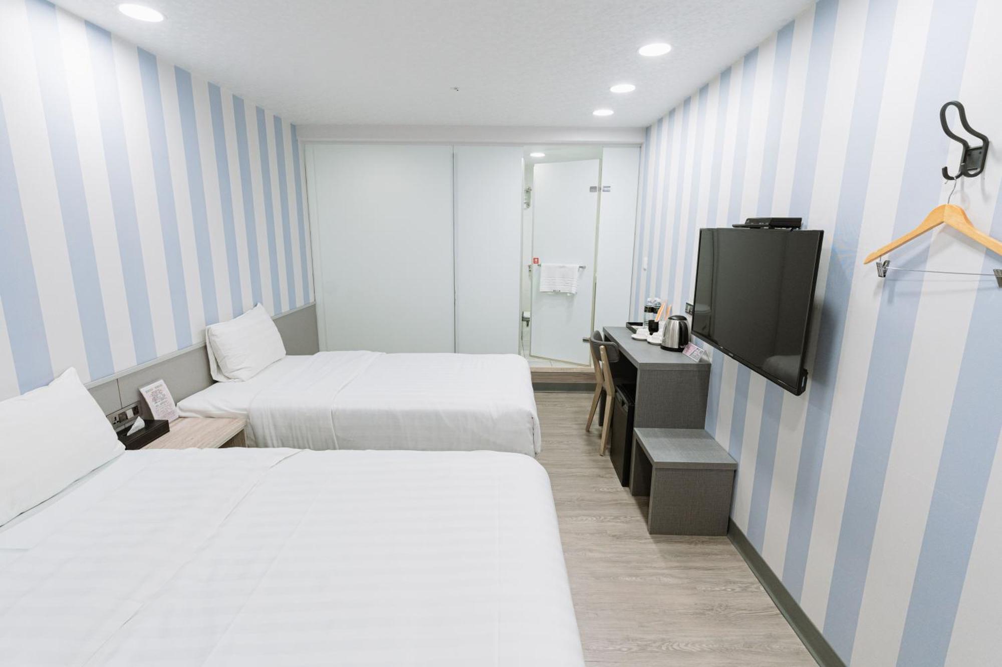 歐法行旅 O Fun Hotel Tajpej Buitenkant foto